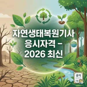 자연생태복원기사 응시자격 2026 최신 가이드